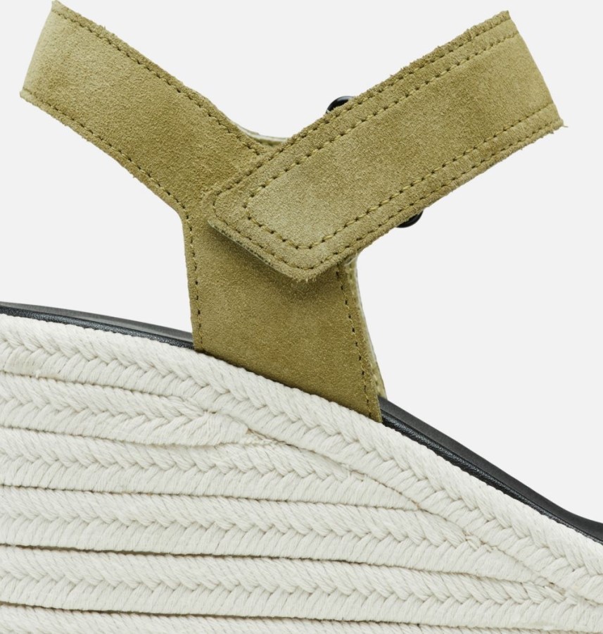 Women's Cameron Wedge Sandal Olive Shade-Sea Salt Sorel Australia
