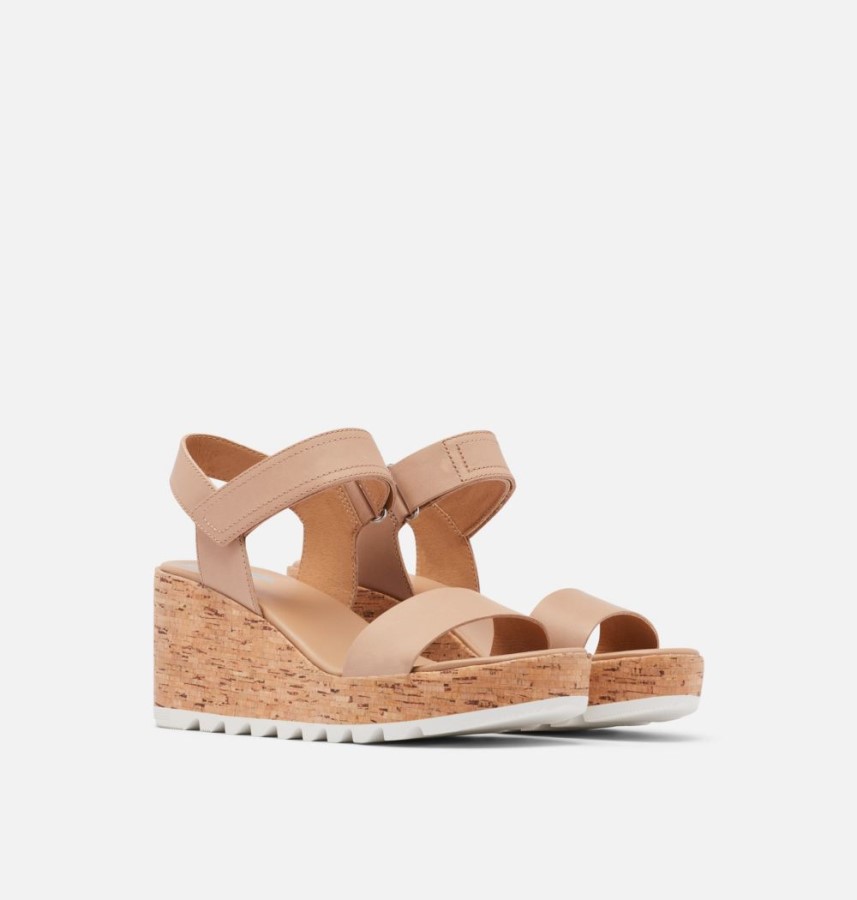 Women's Cameron Wedge Sandal Sorel Australia Honest Beige