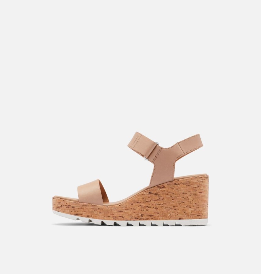 Women's Cameron Wedge Sandal Sorel Australia Honest Beige