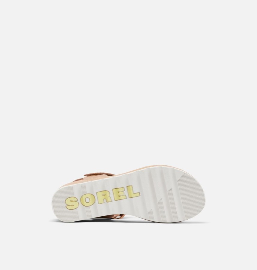 Women's Cameron Wedge Sandal Sorel Australia Honest Beige