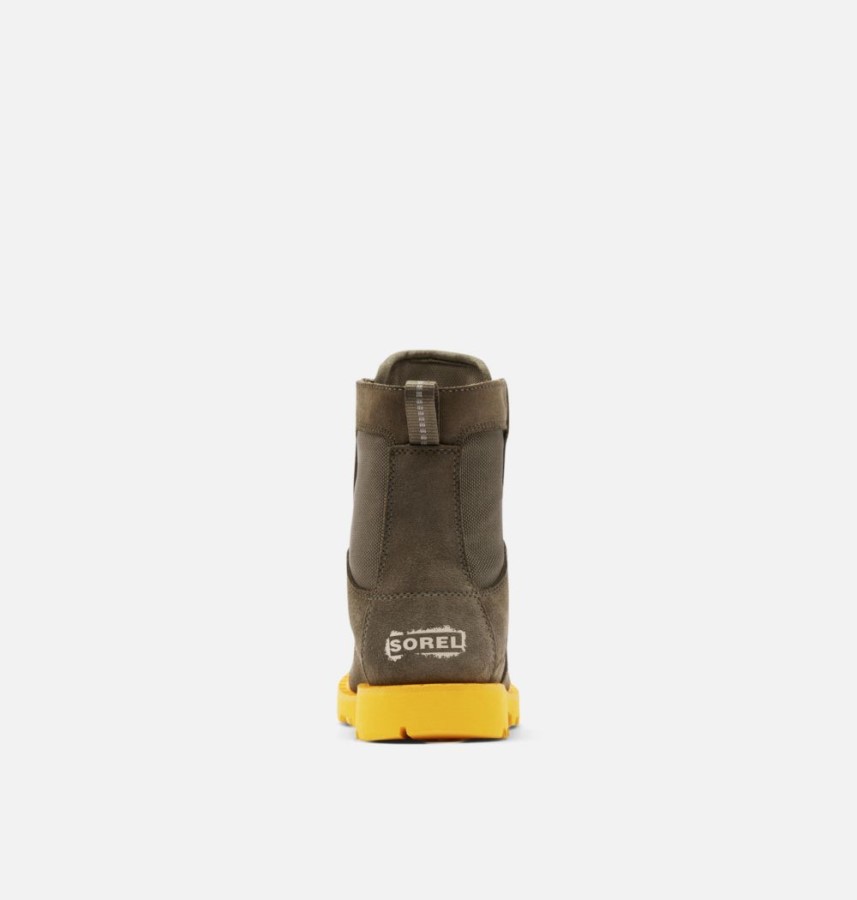 Women's Caribou Otm Bootie Alpine Tundra-Cyber Yellow Sorel Australia