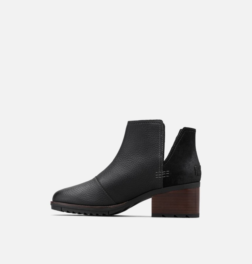 Women's Cate Cut-Out Bootie Black Sorel Australia