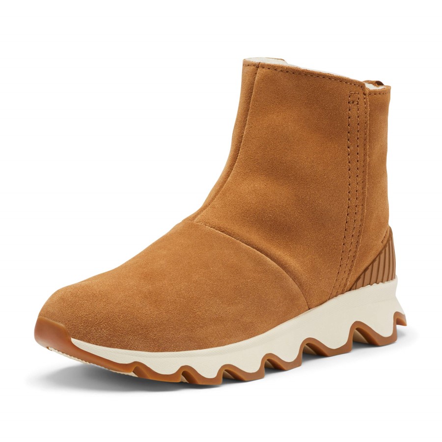 Women's Cate Pull On Bootie Sorel Australia Velvet Tan-Gum 10