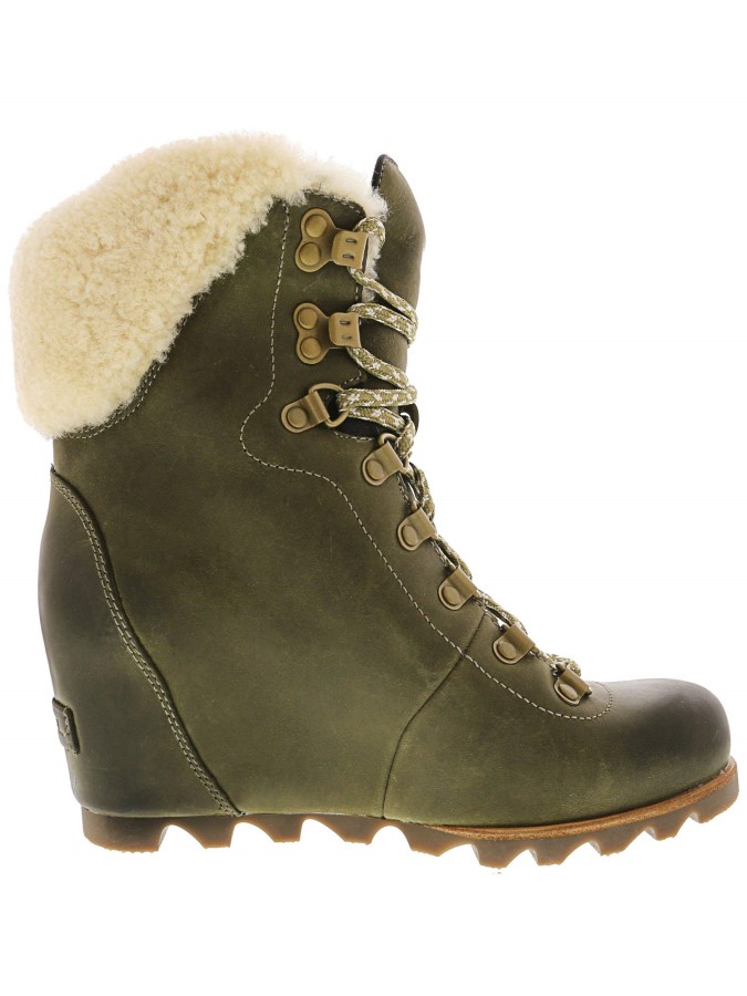 Women's Conquest Wedge Mid Calf Boot Nori Stone Sorel Australia