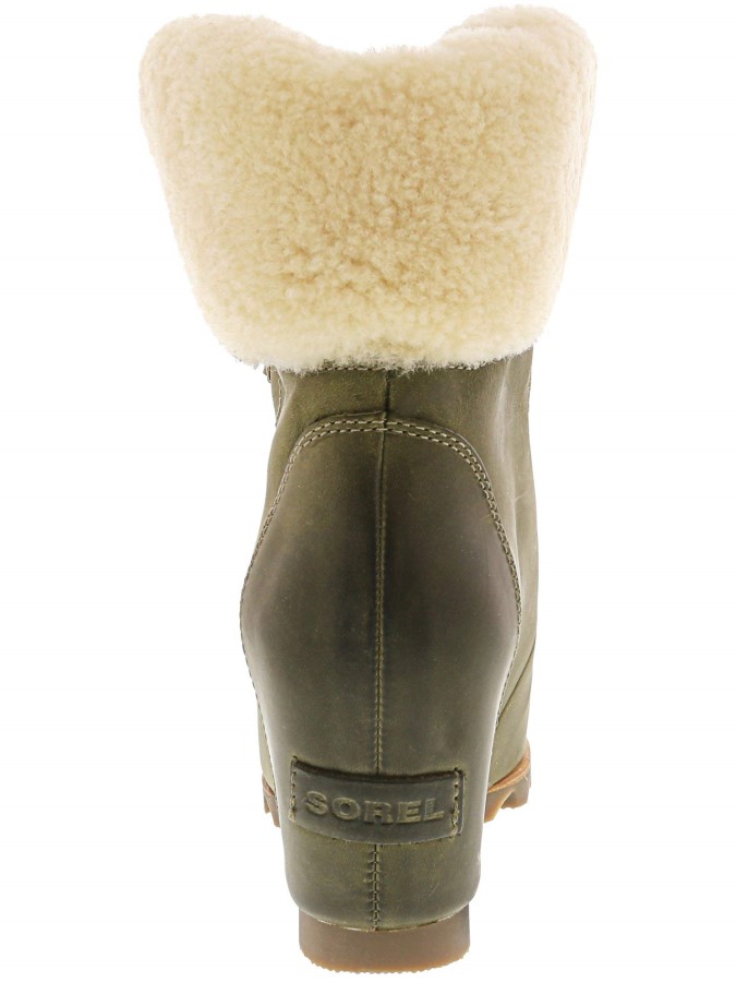 Women's Conquest Wedge Mid Calf Boot Nori Stone Sorel Australia