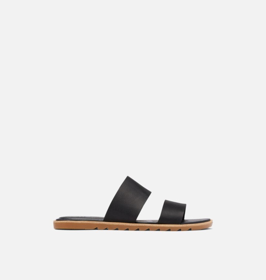 Women's Ella Ii Slide Sandal Black Sorel Australia