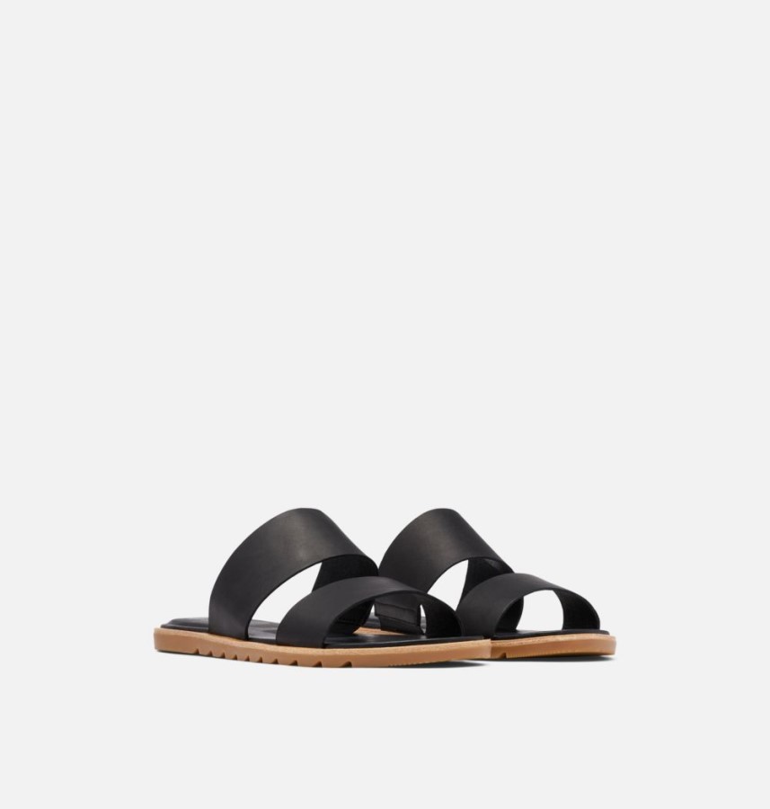 Women's Ella Ii Slide Sandal Black Sorel Australia