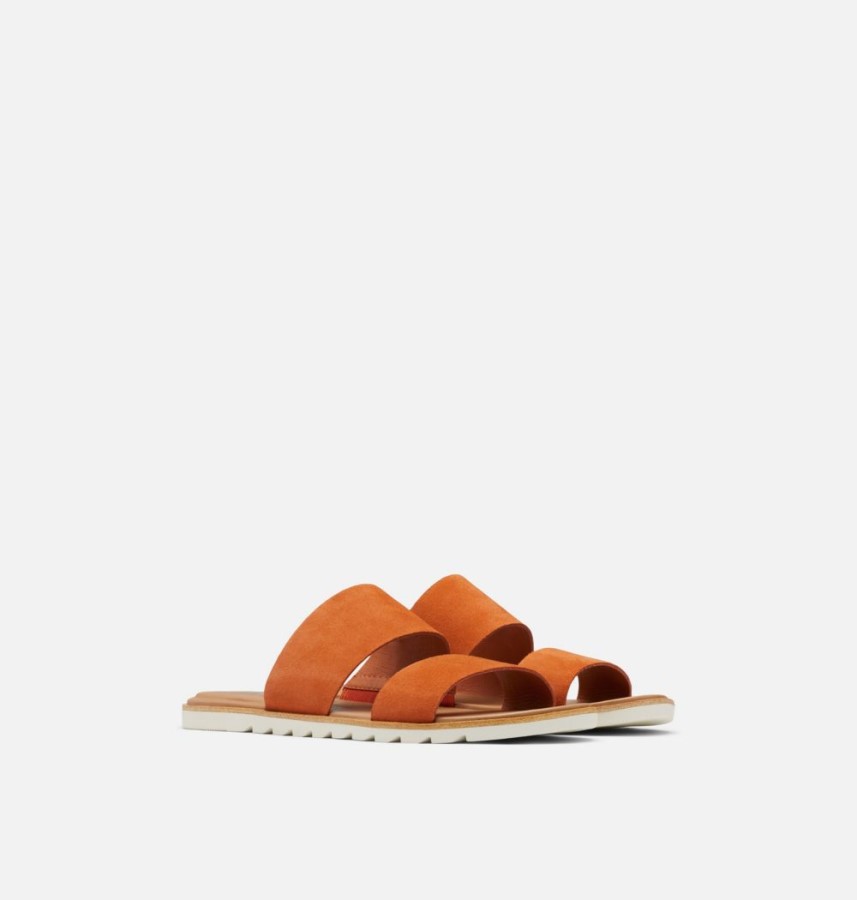 Women's Ella Ii Slide Sandal Sorel Australia Desert Sun-Chalk