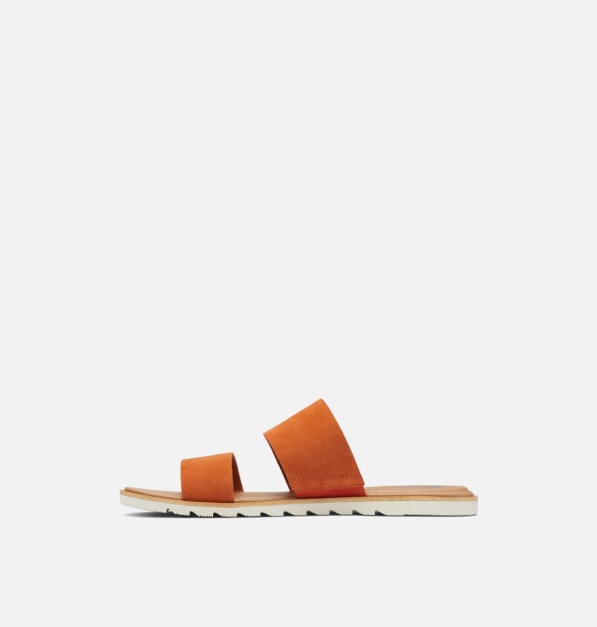 Women's Ella Ii Slide Sandal Sorel Australia Desert Sun-Chalk