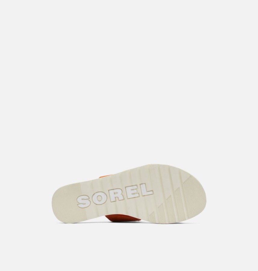 Women's Ella Ii Slide Sandal Sorel Australia Desert Sun-Chalk