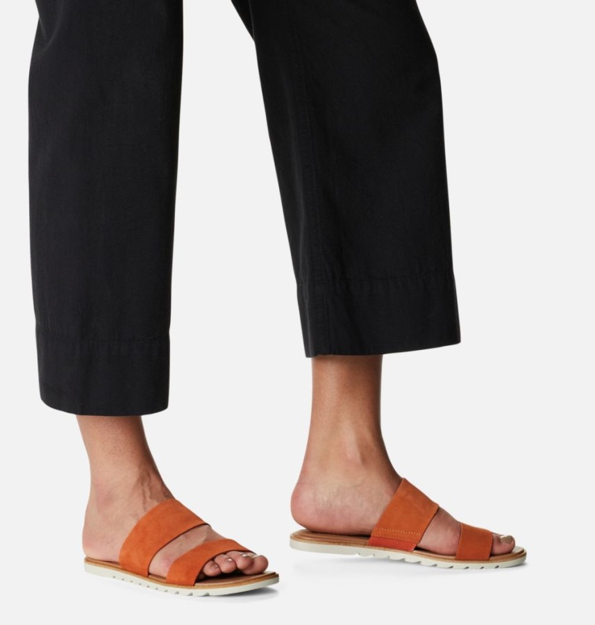 Women's Ella Ii Slide Sandal Sorel Australia Desert Sun-Chalk
