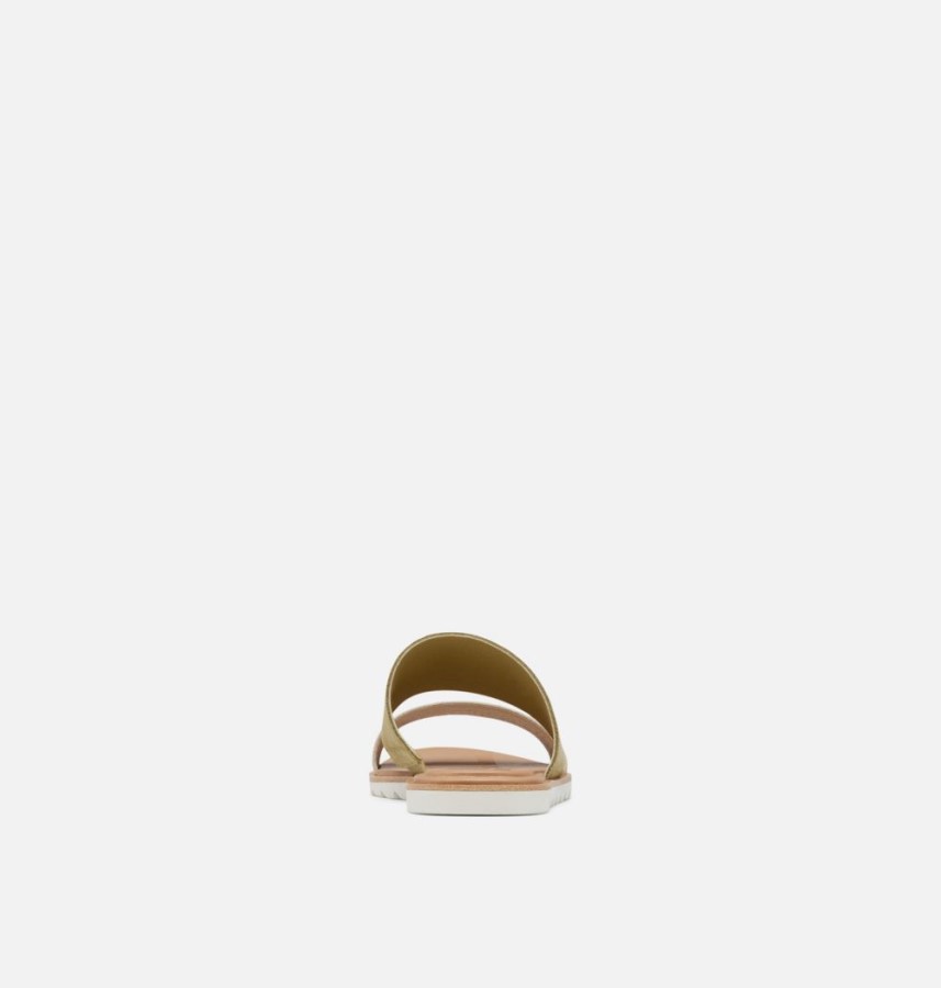 Women's Ella Ii Slide Sandal Sorel Australia Olive Shade-Chalk