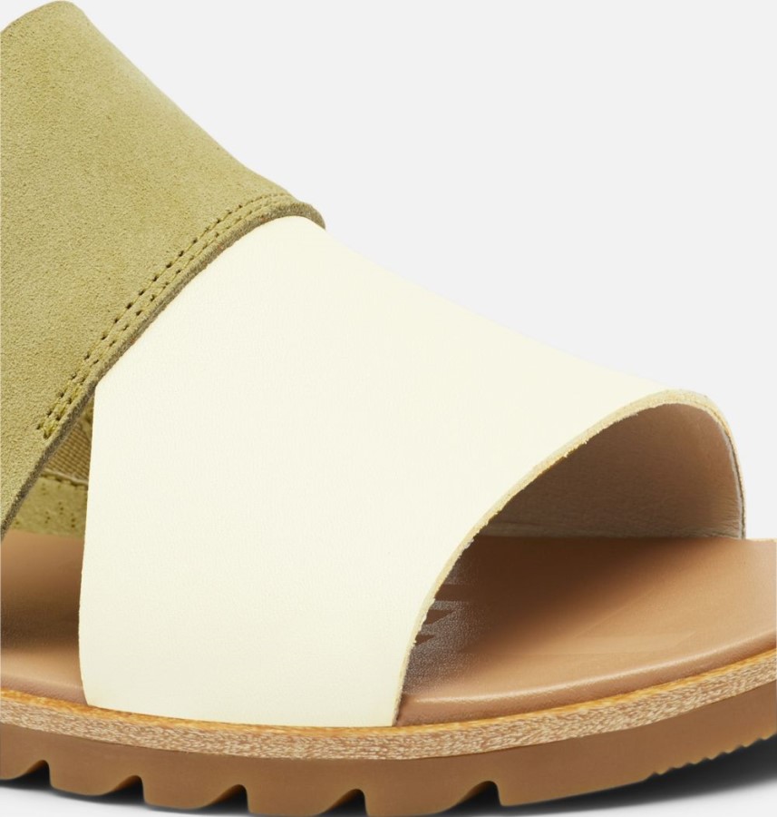 Women's Ella Ii Slingback Sandal Olive Shade-Chalk Sorel Australia