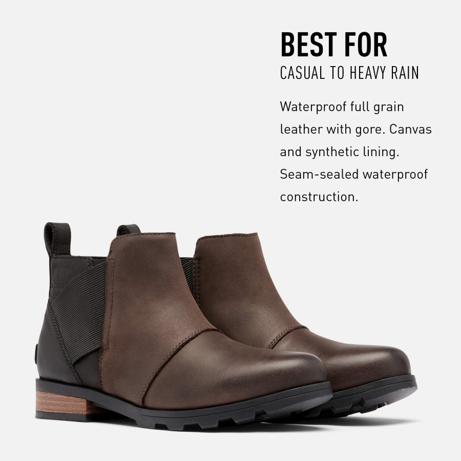 Women's Emelie Chelsea Blackened Brown Sorel Australia