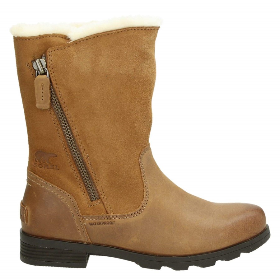 Women's Emelie Foldover' Boots Sorel Australia Camel Brown