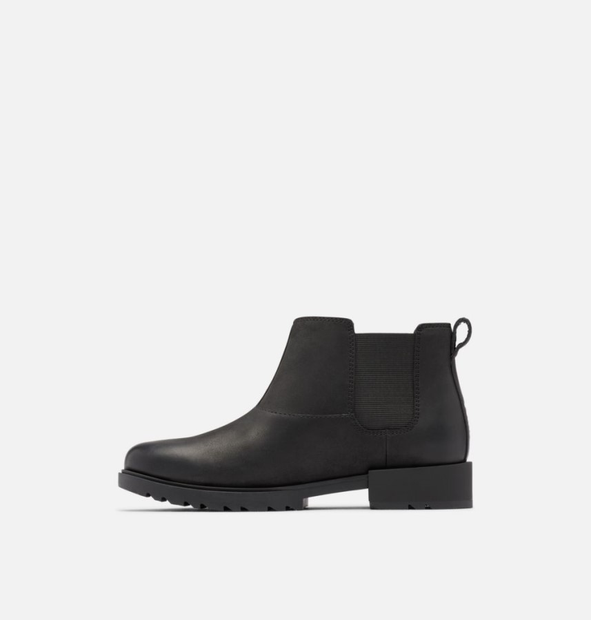 Women's Emelie Ii Chelsea Bootie Black-Sea Salt Sorel Australia
