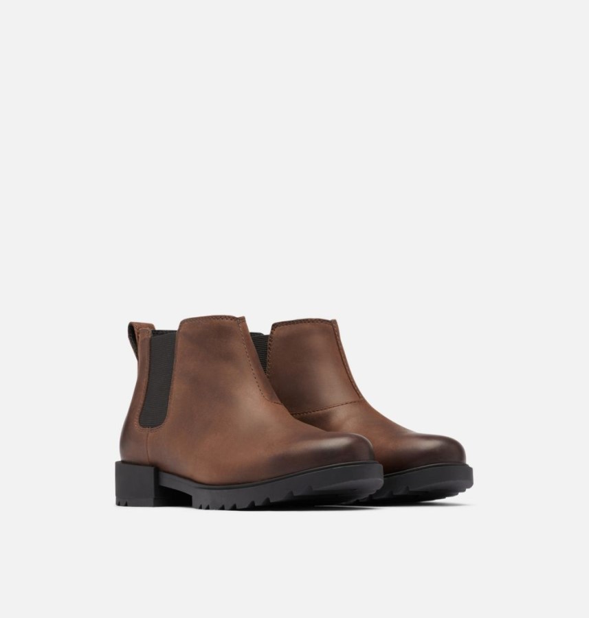 Women's Emelie Ii Chelsea Bootie Sorel Australia Fallen-Black