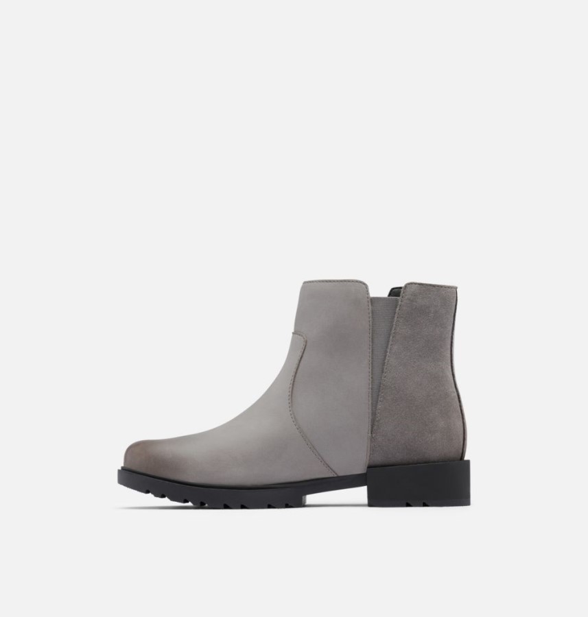 Women's Emelie Ii Zip Bootie Sorel Australia Quarry-Black