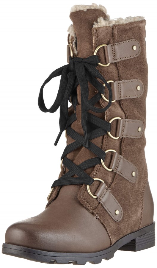 Women's Emelie Lace Boots Brown Major Sorel Australia