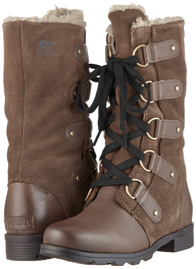 Women's Emelie Lace Boots Brown Major Sorel Australia