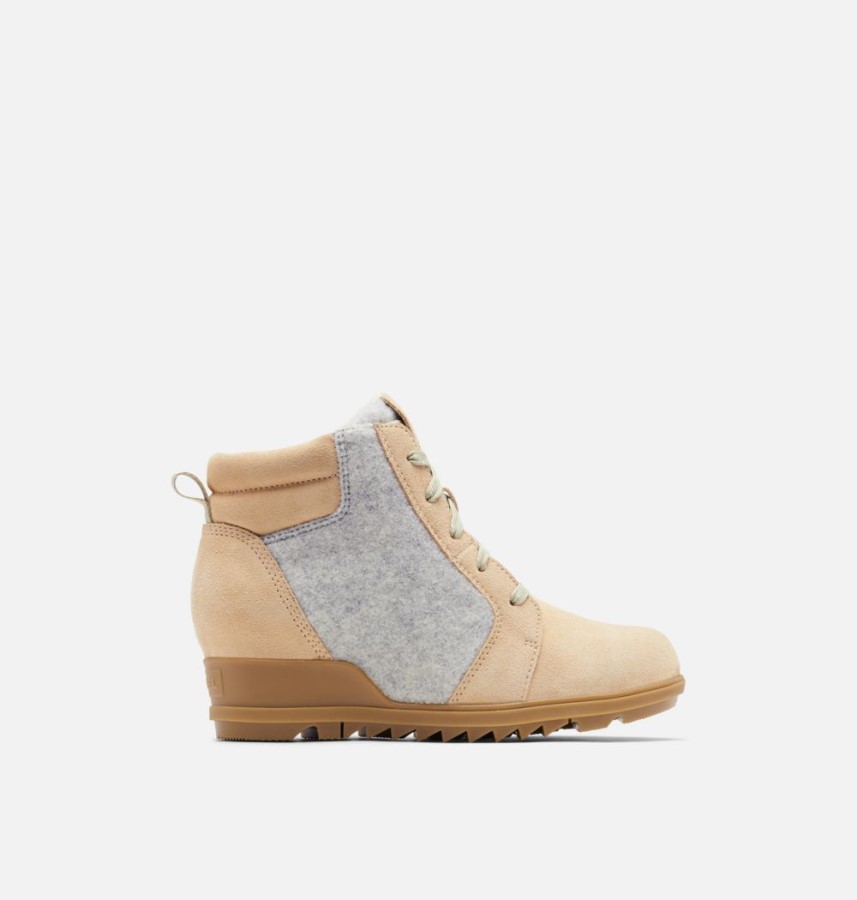 Women's Evie Ankle Lace Bootie Ceramic-Natural Sorel Australia