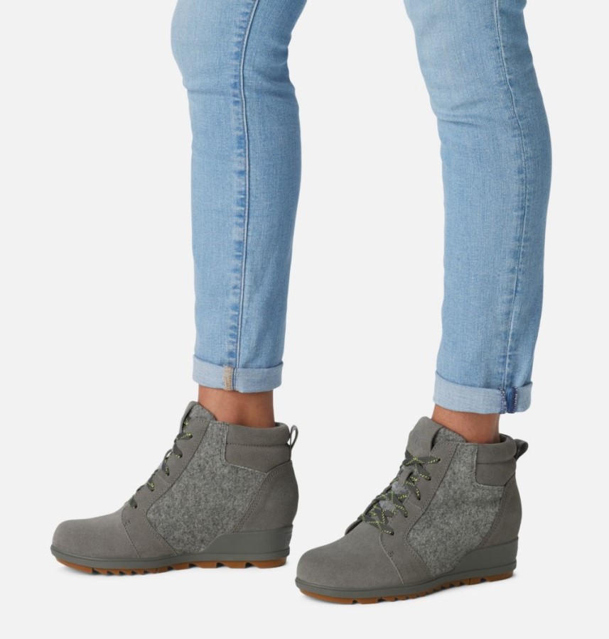 Women's Evie Ankle Lace Bootie Sorel Australia Quarry-Grill