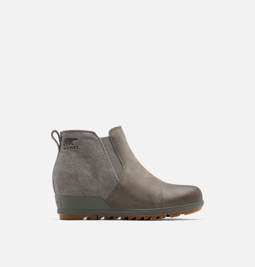 Women's Evie Pull-On Bootie Quarry-Gum 2 Sorel Australia