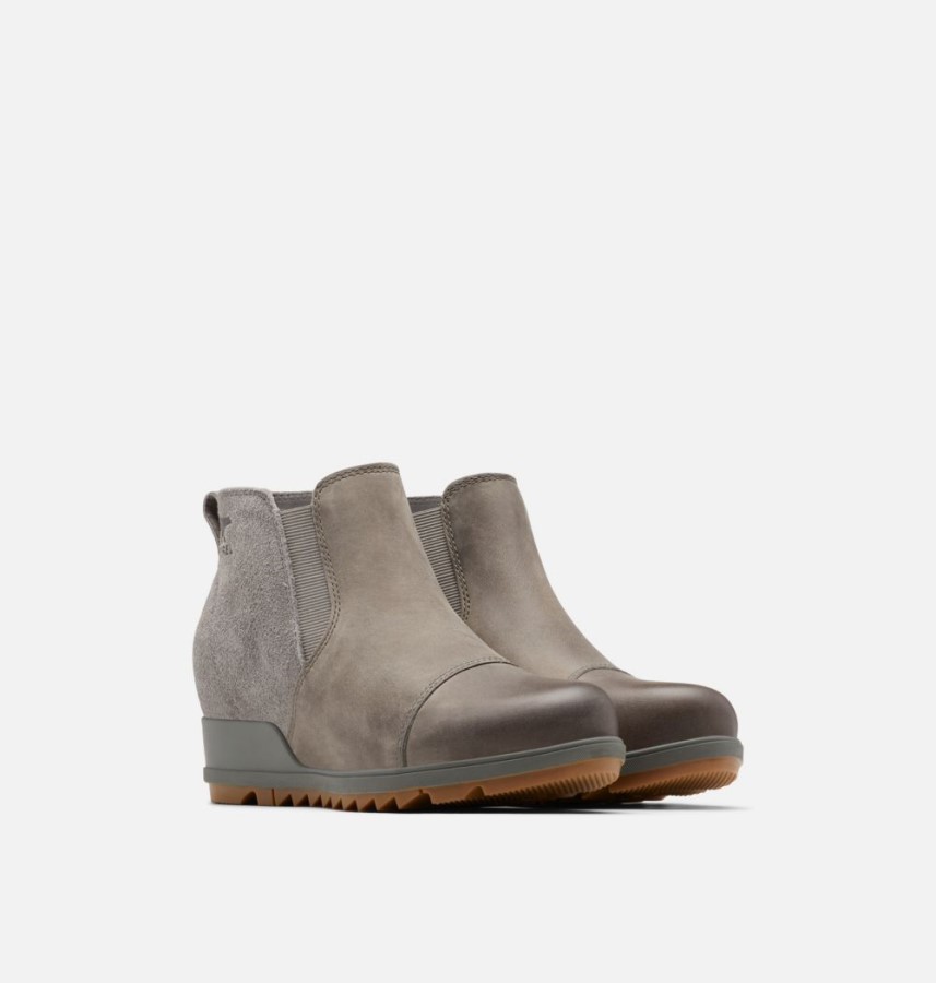 Women's Evie Pull-On Bootie Quarry-Gum 2 Sorel Australia