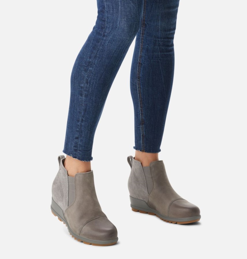 Women's Evie Pull-On Bootie Quarry-Gum 2 Sorel Australia