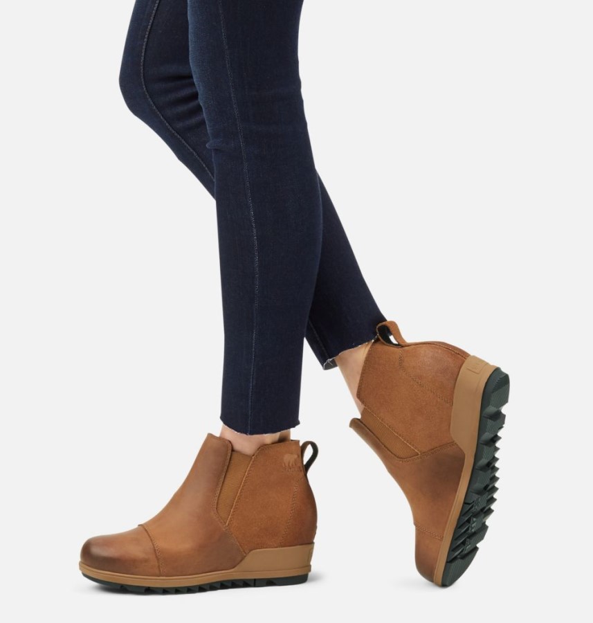 Women's Evie Pull-On Bootie Sorel Australia Velvet Tan