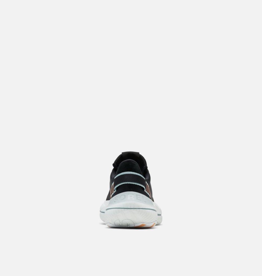 Women's Explorer Blitz Leisure Lace Sneaker Sorel Australia Black-Blue Hint
