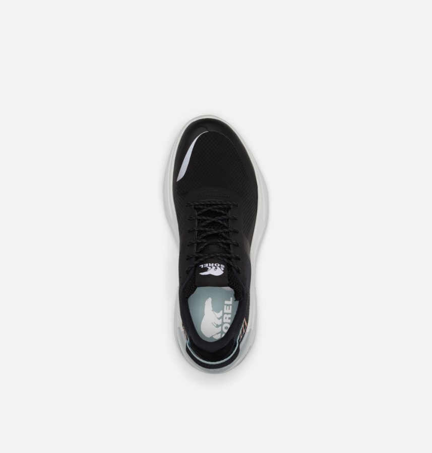 Women's Explorer Blitz Leisure Lace Sneaker Sorel Australia Black-Blue Hint