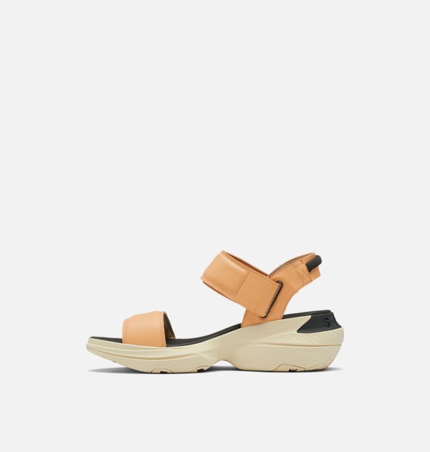 Women's Explorer Blitz Stride Sandal Faded Spark-Glove Yellow Sorel Australia
