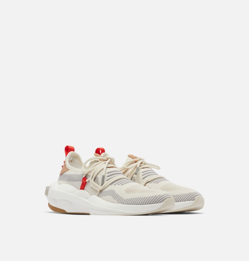 Women's Explorer Defy Low Sneaker Chalk-Sea Salt Sorel Australia