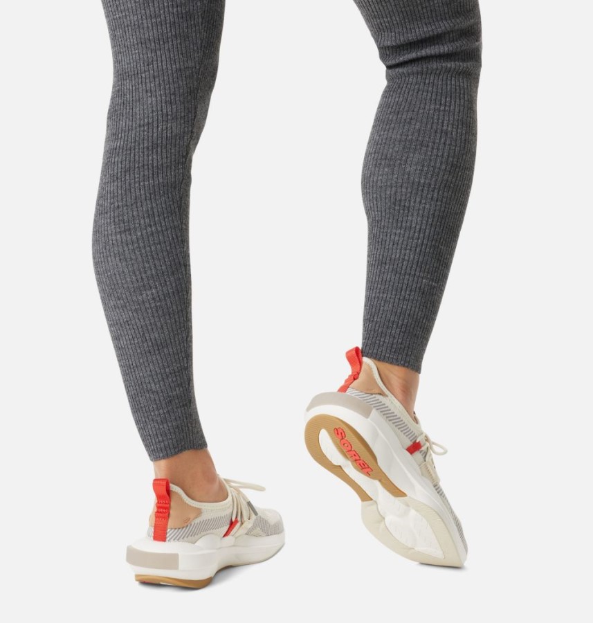 Women's Explorer Defy Low Sneaker Chalk-Sea Salt Sorel Australia