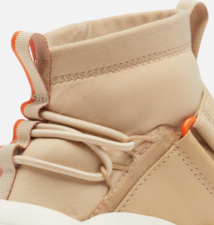 Women's Explorer Defy Mid Sneaker Sorel Australia Ceramic-Chalk
