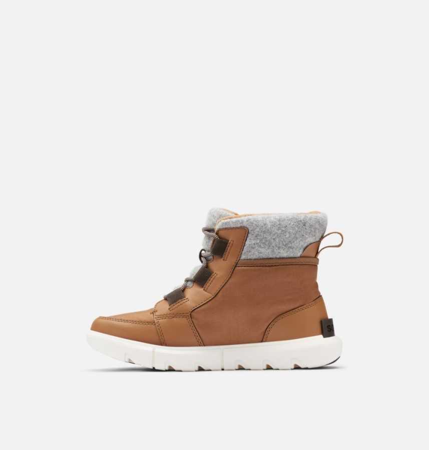 Women's Explorer Ii Carniival Felt Boot Velvet Tan-Blackened Brown Sorel Australia