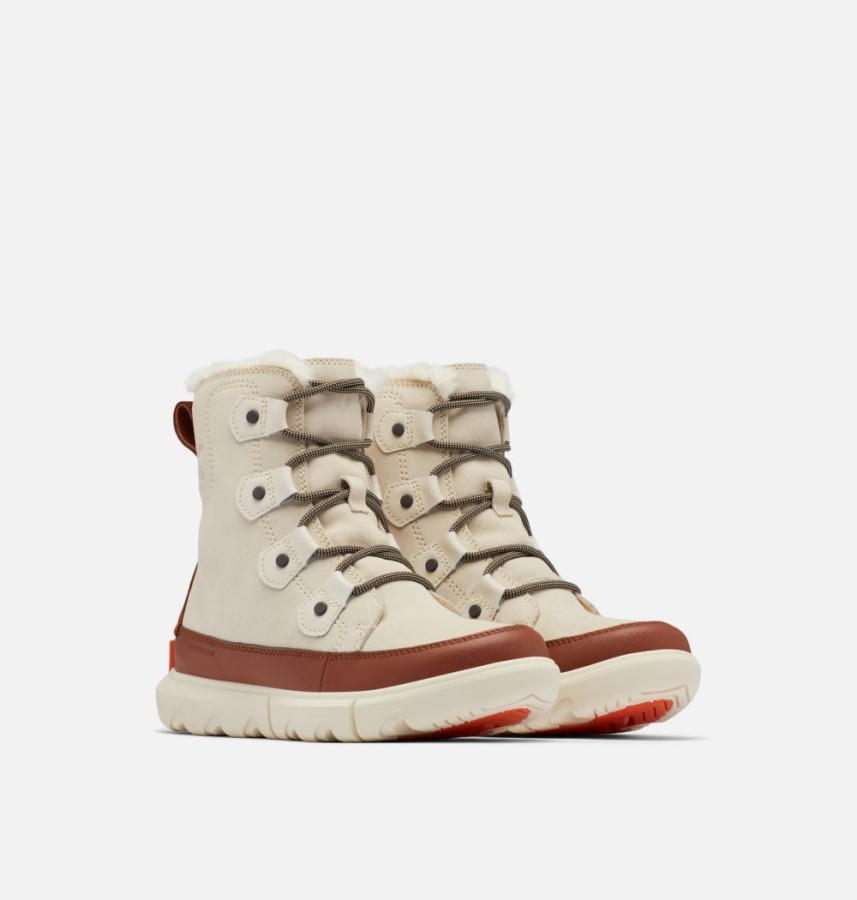 Women's Explorer Ii Joan Boot Chalk-Wood Sorel Australia