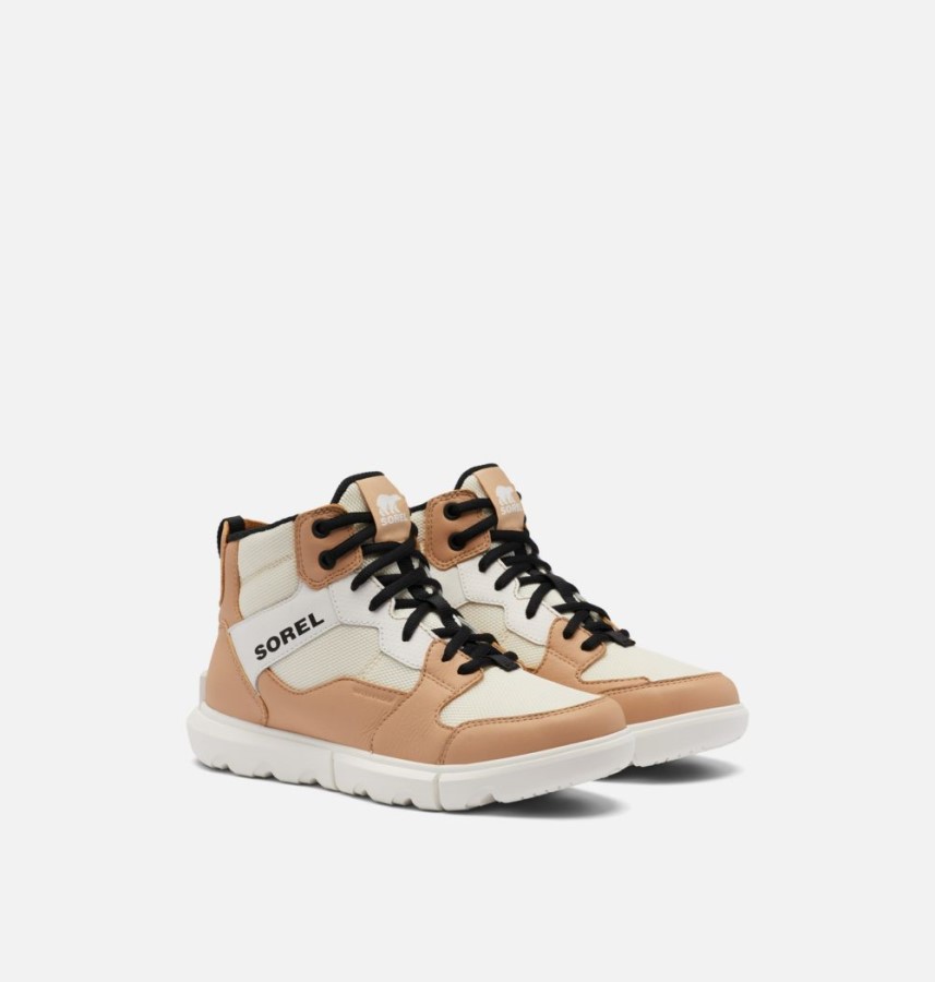 Women's Explorer Ii Mid Trainer Sorel Australia Chalk-Black