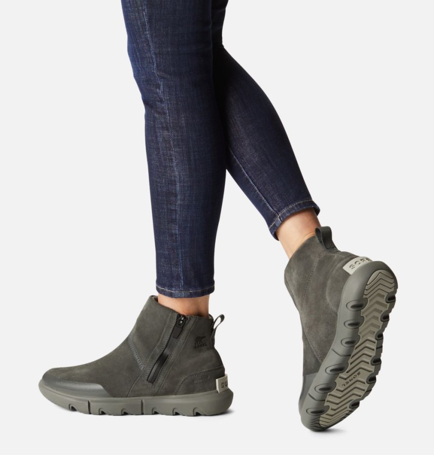 Women's Explorer Ii Waterproof Ankle Boot Sorel Australia Quarry-Grill