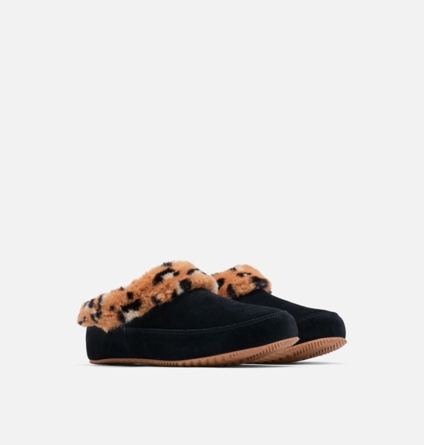 Women's Go Coffee Run Slipper Black-Tawny Buff Sorel Australia