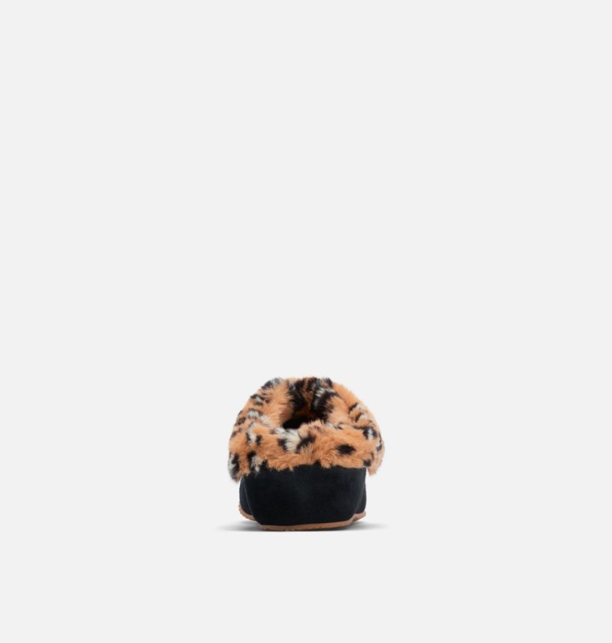 Women's Go Coffee Run Slipper Black-Tawny Buff Sorel Australia
