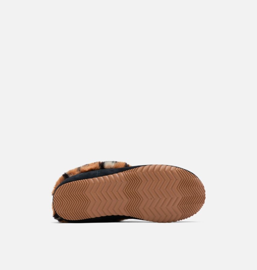 Women's Go Coffee Run Slipper Black-Tawny Buff Sorel Australia