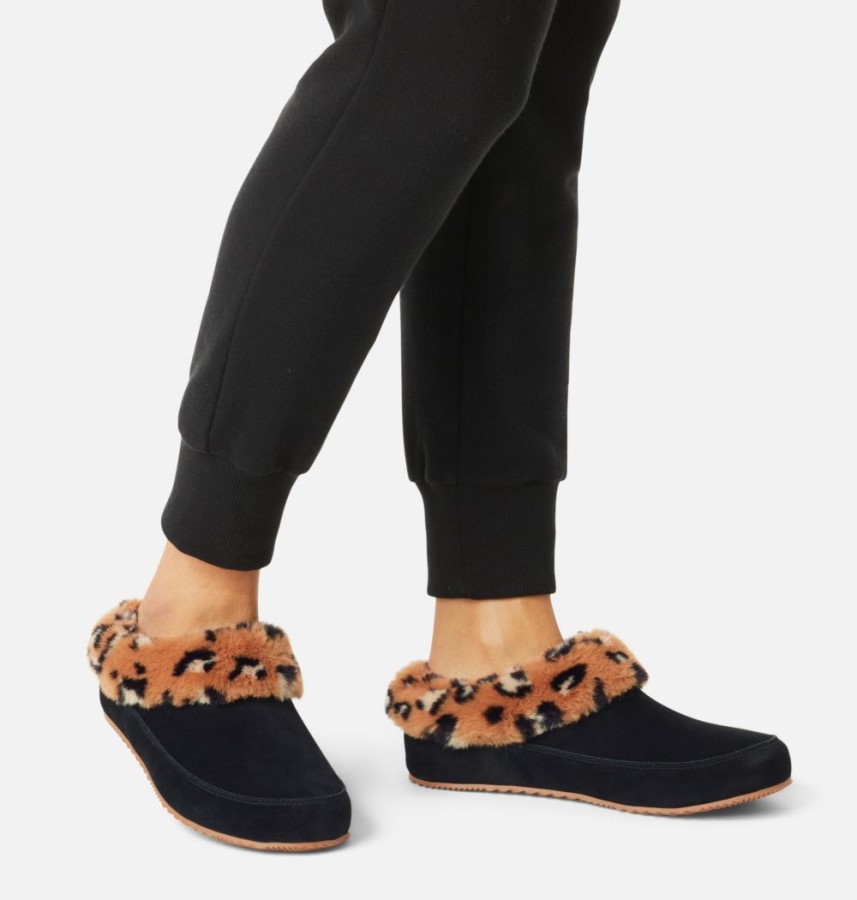 Women's Go Coffee Run Slipper Black-Tawny Buff Sorel Australia