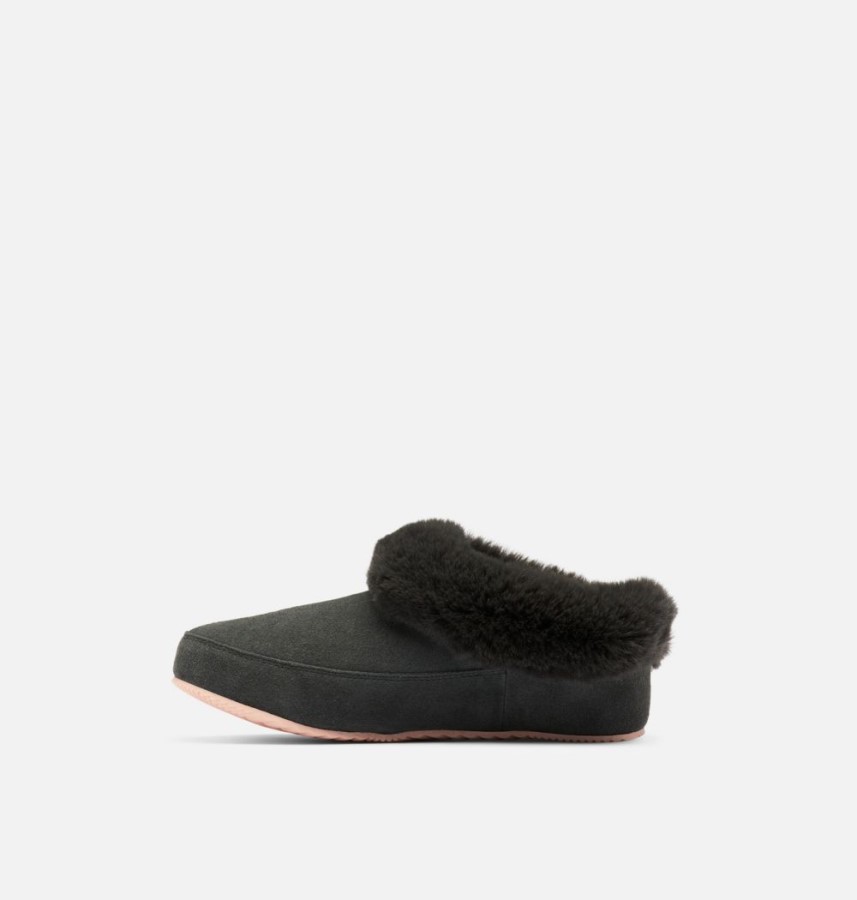 Women's Go Coffee Run Slipper Dark Moss-Peach Blossom Sorel Australia