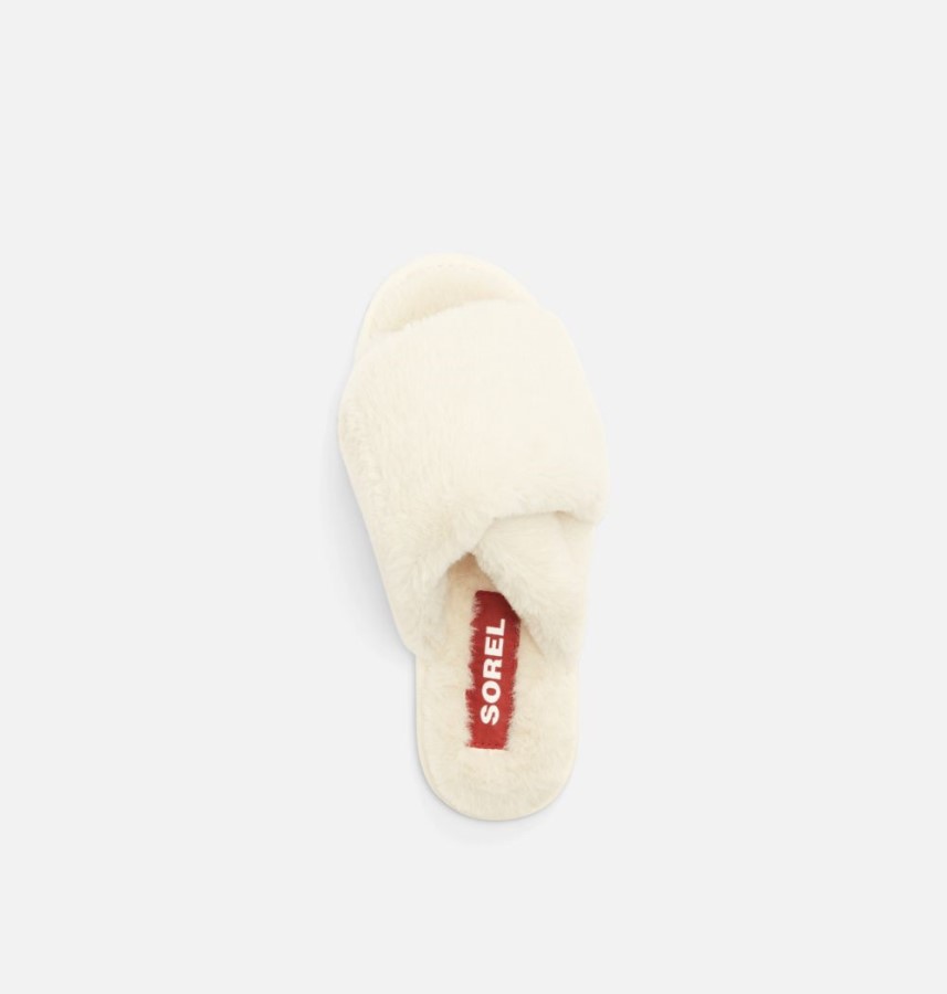 Women's Go Mail Run Slipper Natural-Sea Salt Sorel Australia