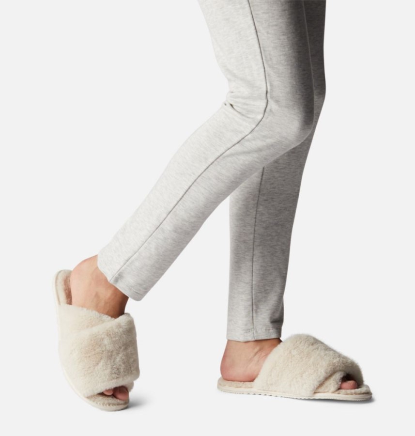 Women's Go Mail Run Slipper Natural-Sea Salt Sorel Australia