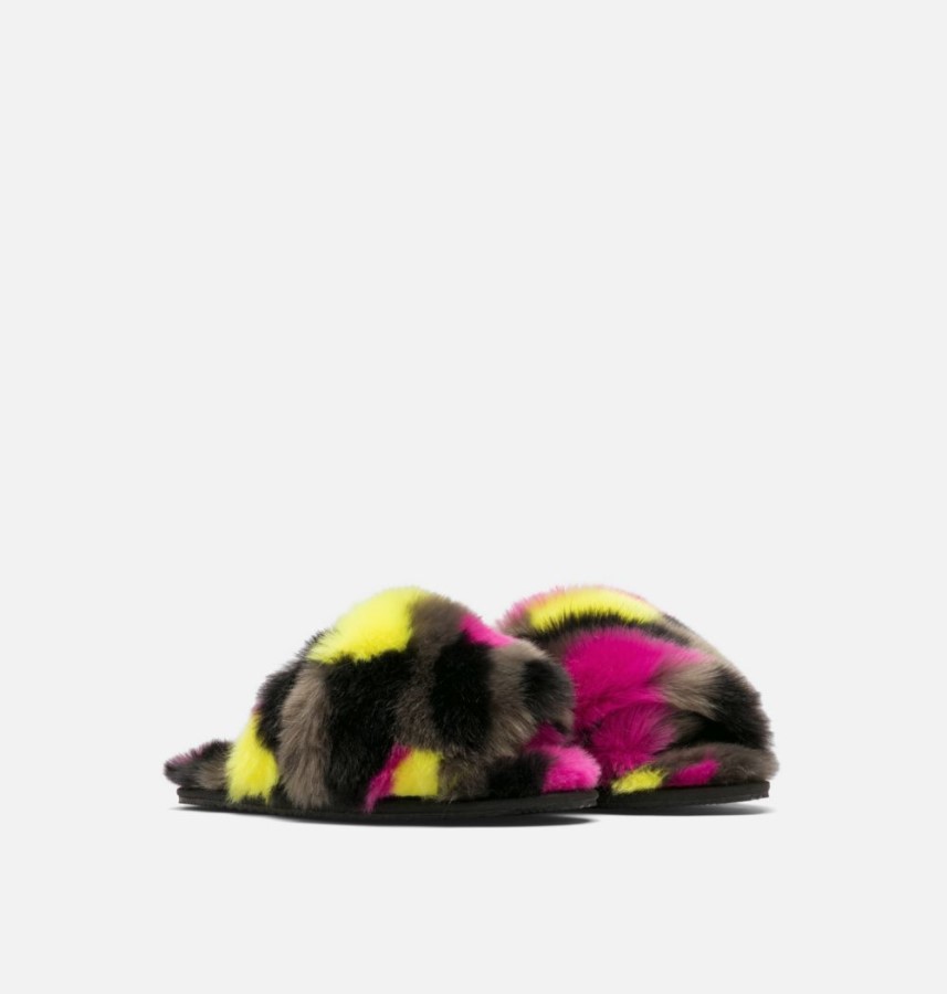 Women's Go Mail Run Slipper Quarry-Black Sorel Australia