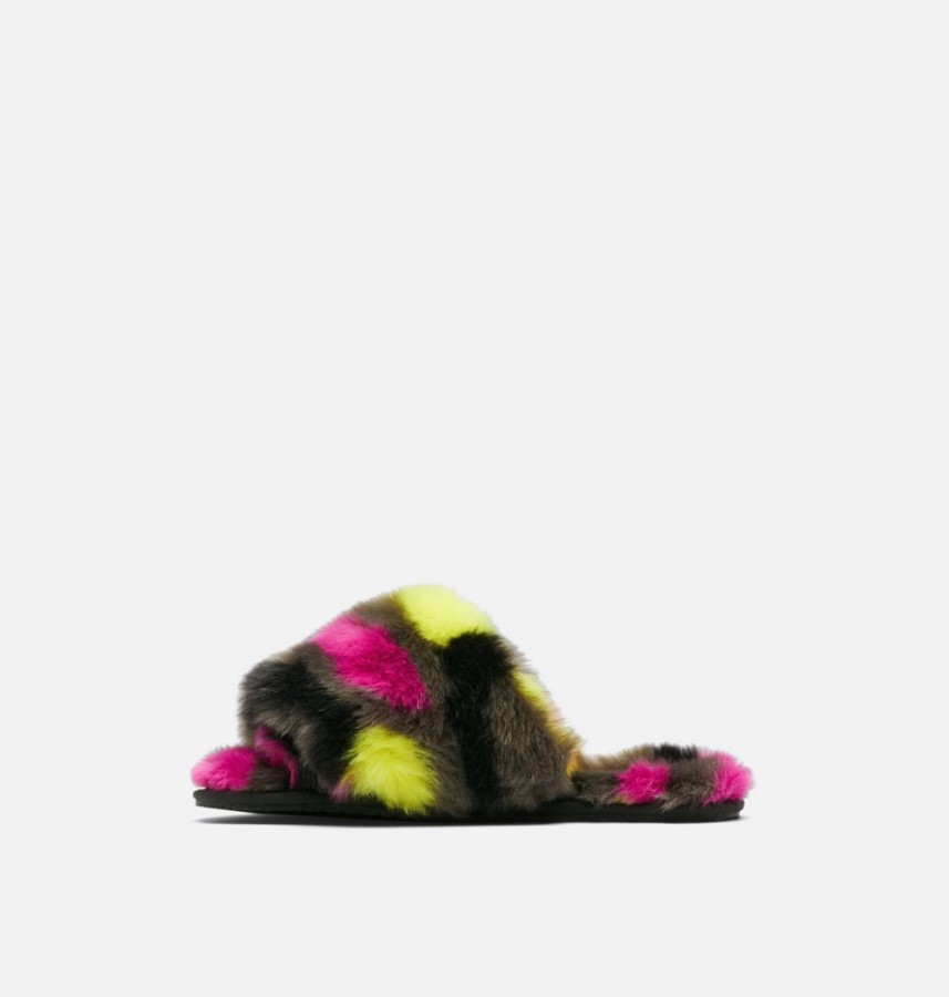 Women's Go Mail Run Slipper Quarry-Black Sorel Australia
