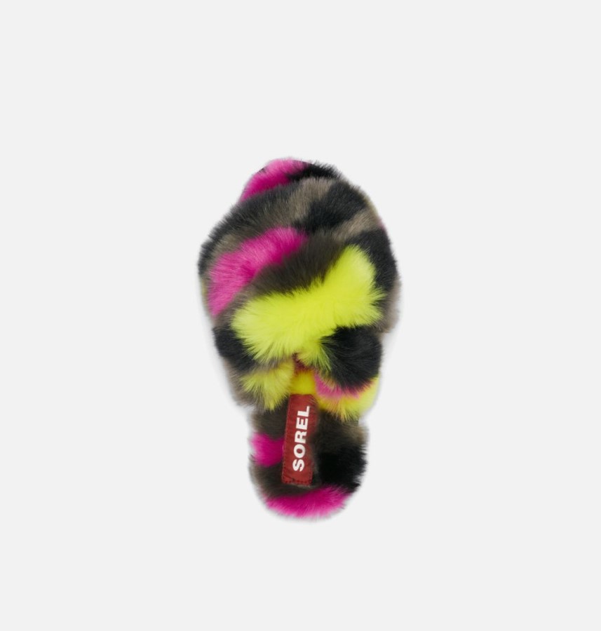 Women's Go Mail Run Slipper Quarry-Black Sorel Australia